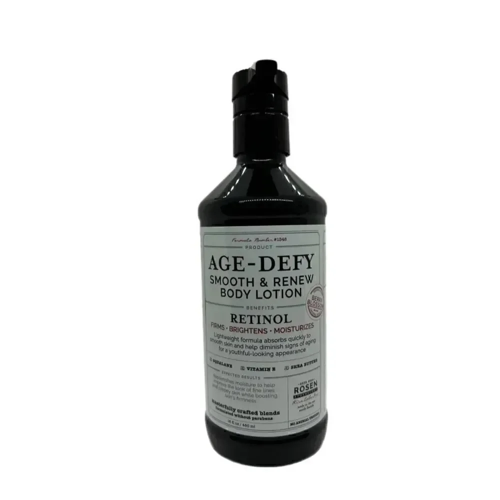 Rosen Apothecary Age Defy Smooth and Renew Body Lotion, Berry Blossom Scent, New